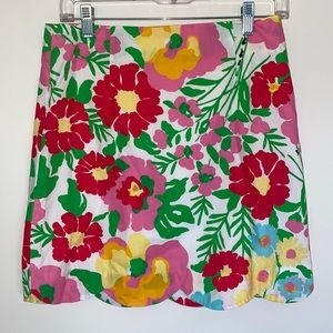 Lilly Pulitzer Scalloped Skirt Size 2